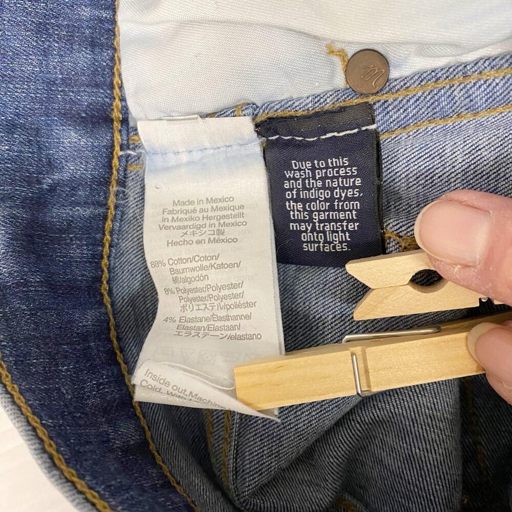 Madewell Jeans Size 26 Blue 10" High-Rise Skinny Crop Drop Step-Hem Edition - Picture 10 of 15